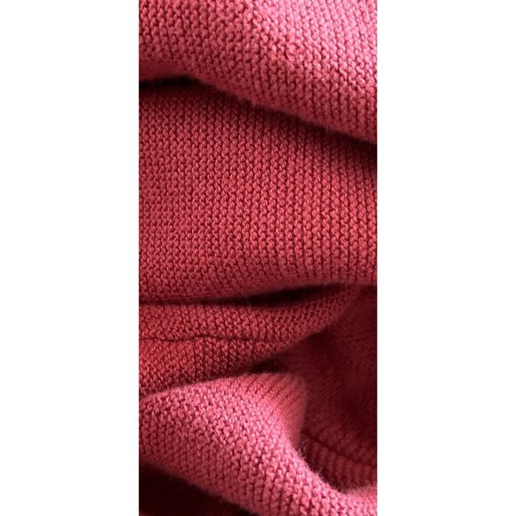 Brooks Brothers Wafted Cotton Crewneck Pullover Sweater in Brick Color Size Larg - Picture 8 of 10